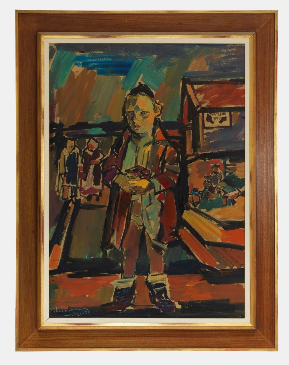 Pinchas Litvinovsky - Giovane con kippah - Israele XX Secolo